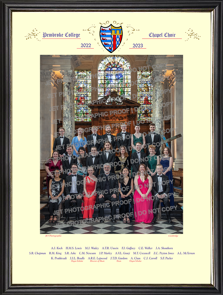 Product categories Pembroke Choir